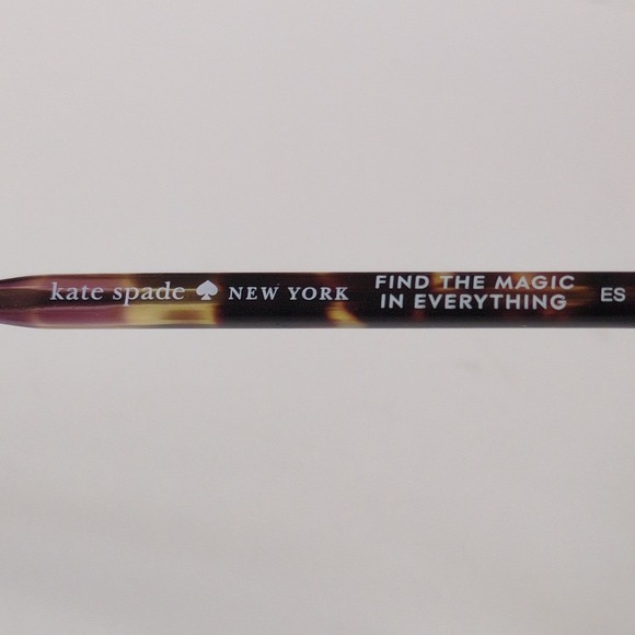 Kate Spade Jabria WR9 Eye Glasses FRAMES ONLY - Brown Gold Tortoise  140 51mm - Picture 4 of 5